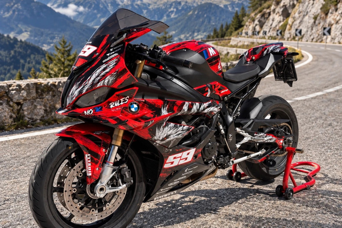 Grafica personalizzata BMW S1000RR - Licks Customs